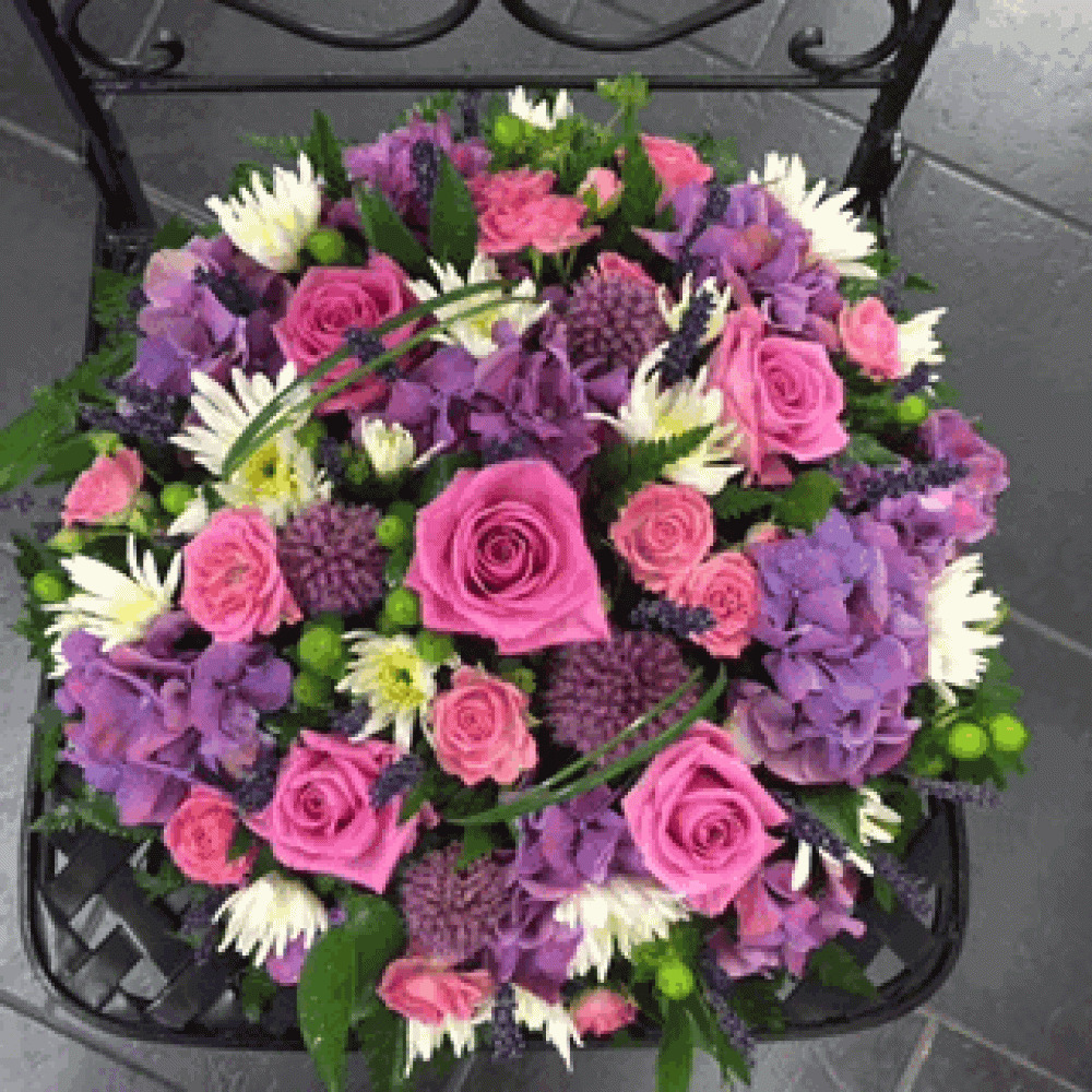 Pink & Lilac Rose Posy pad