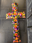 Loose Vibrant Cross